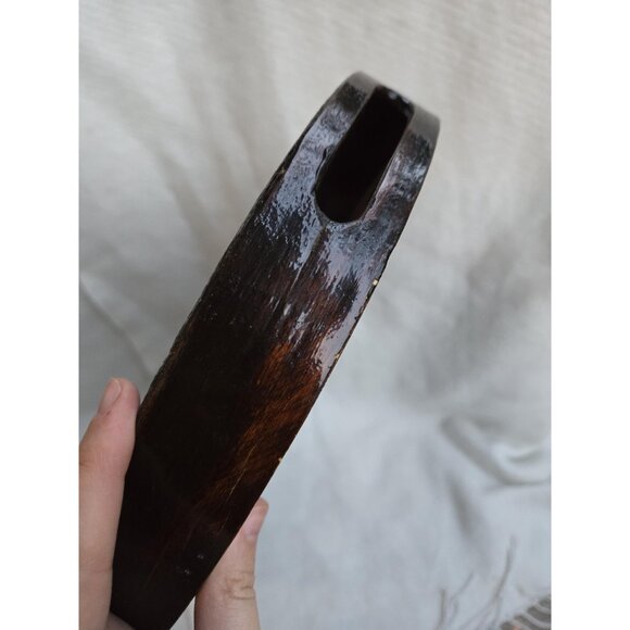 Handpainted Vintage Floral Tray Moody Dark Still Life Roses Tulips - Picture 7 of 10